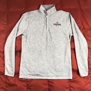 Johnnie-O 1/4 Zip Pullover Men's Small Blue MLB Atlanta Braves World Series 2021
